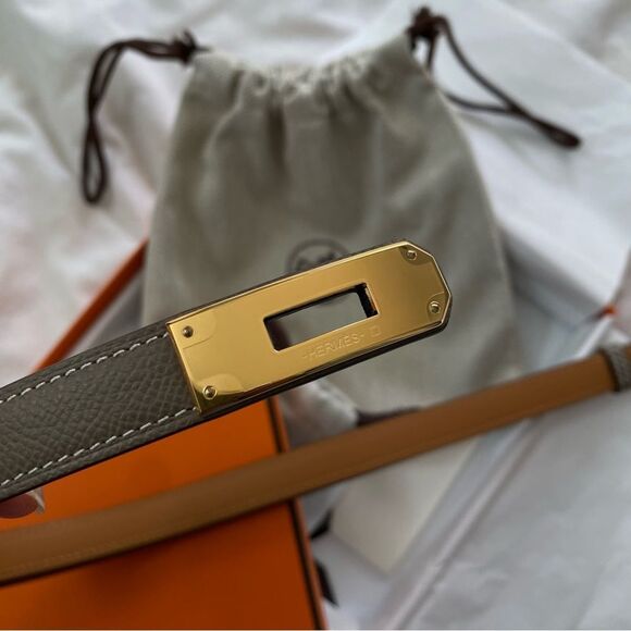 NIB 2024 KELLY BELT IN ETOUPE - Picture 9 of 10
